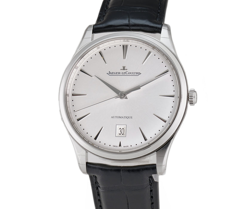 Master Ultra Thin Date Steel 39mm Silver Dial