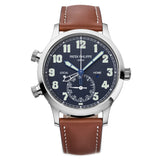 Pilot Travel Time 18k White Gold 42mm Blue Dial
