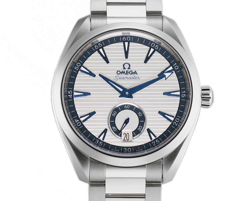 41mm Aqua Terra 150m Co-axial Master Chronometer Small Seconds Silvery Blue