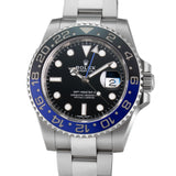 40mm Batman Black & Blue Ceramic Bezel Oyster Bracelet With Card
