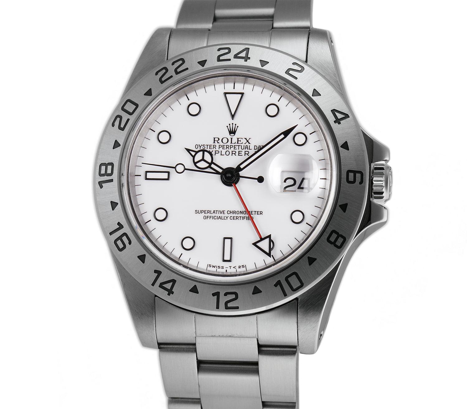 Rolex Explorer II White Dial 40mm 16570 X Serial Circa 1991