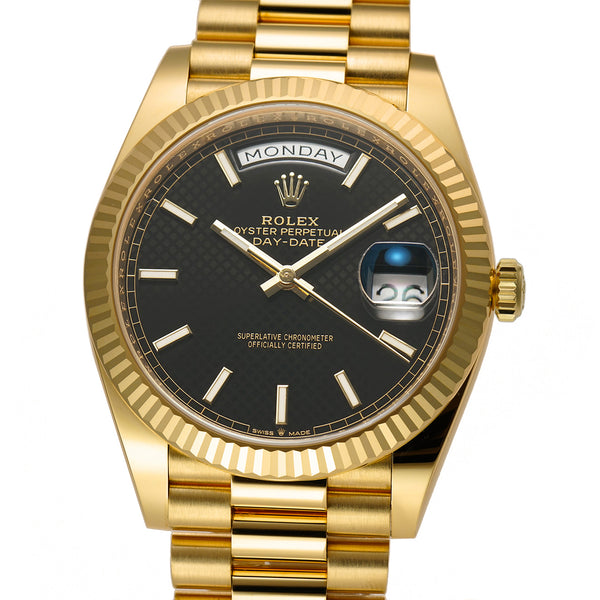 Gold black hot sale face rolex