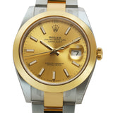 41mm Steel & Yellow Gold Champagne Index Dial Oyster Bracelet
