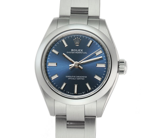 No-Date 28mm Bright Blue Dial