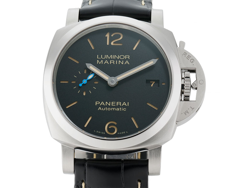 Marina 42mm Steel Black Dial