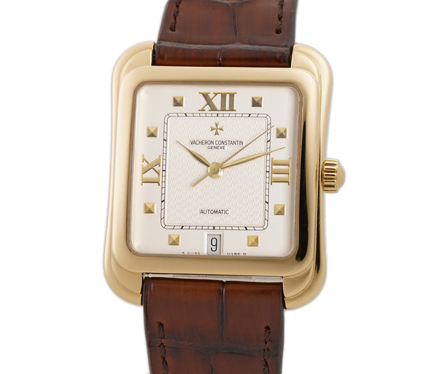 31mm Toledo 18k Yellow Gold Silver Dial Automatic Large Model