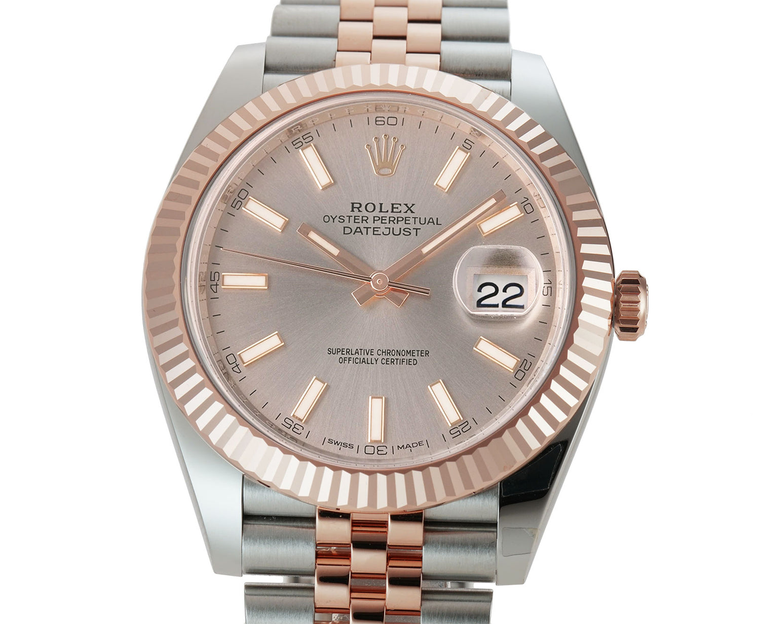 Rolex datejust outlet 41mm rose gold