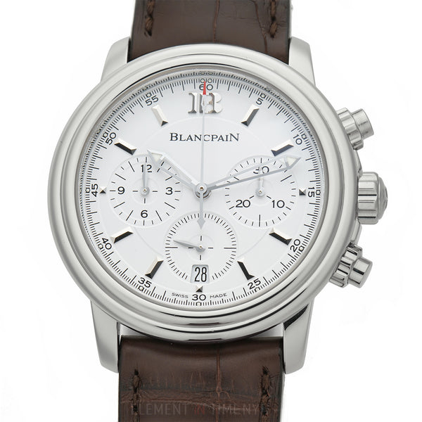 Blancpain Leman Chronograph Stainless Steel White Dial 38mm