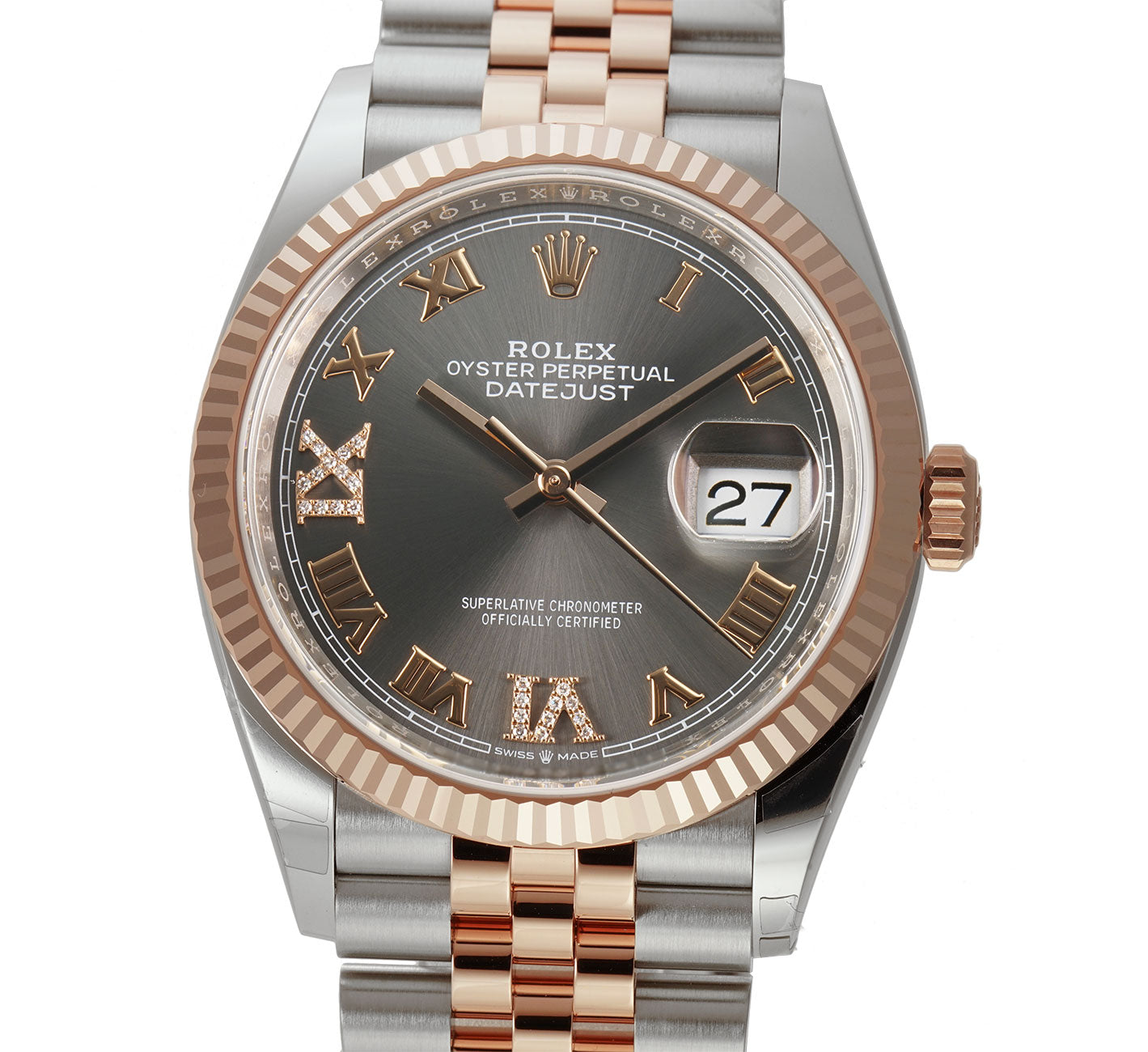 Rolex datejust outlet 36 rhodium