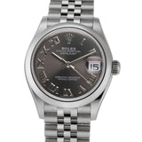 31mm Steel Dark Grey Roman Dial Jubilee Bracelet