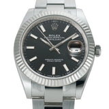 41mm Steel Black Index Dial Steel Oyster Bracelet