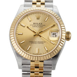 31mm Steel And 18k Yellow Gold Champagne Index Dial Jubilee Bracelet