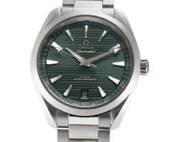 41mm Aqua Terra 150m Co-Axial Master Chronometer Steel Green Dial
