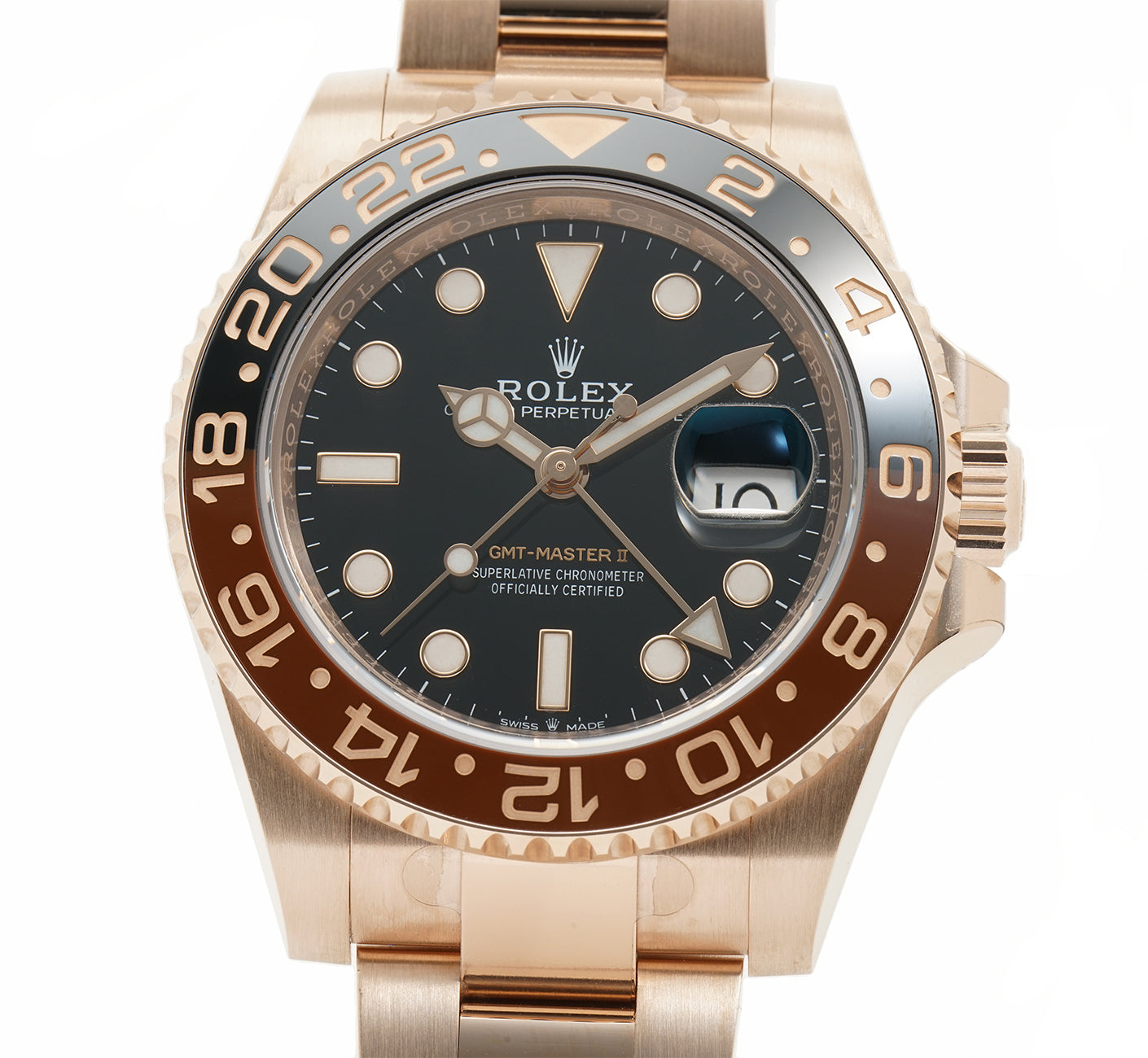 Rolex gmt master 2 everose gold price Clearance