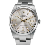 41mm No-Date Silver Dial