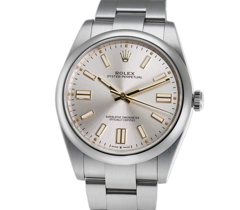 41mm No-Date Silver Dial