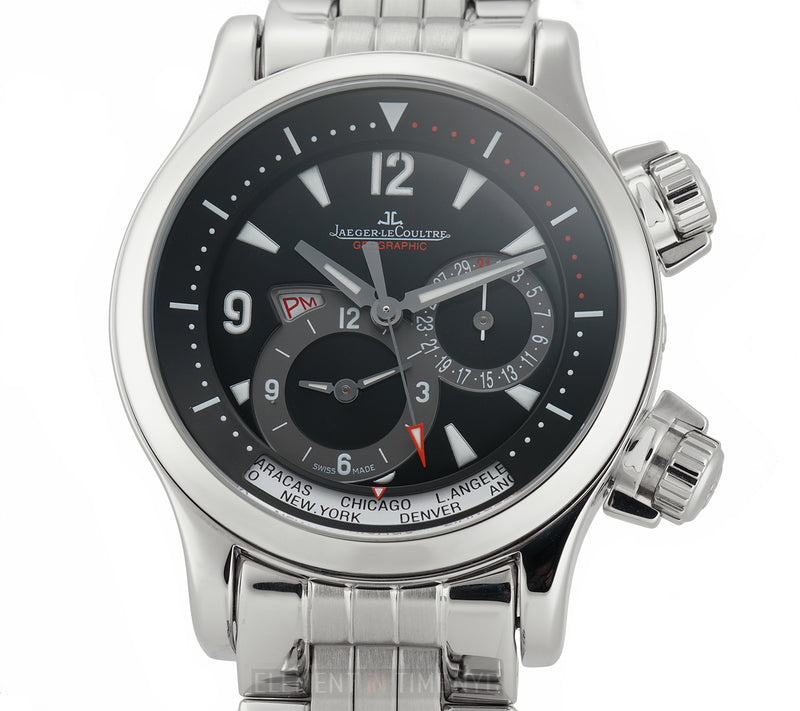 Geographic Stainless Steel 42mm Black Dial