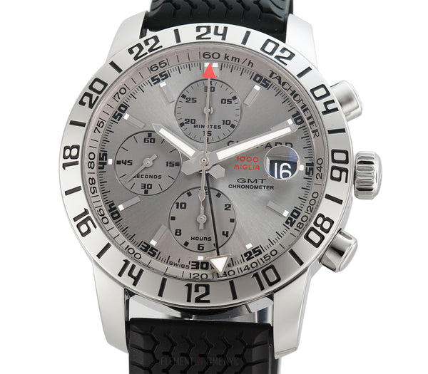 GMT Chronograph Steel 42mm Grey Dial