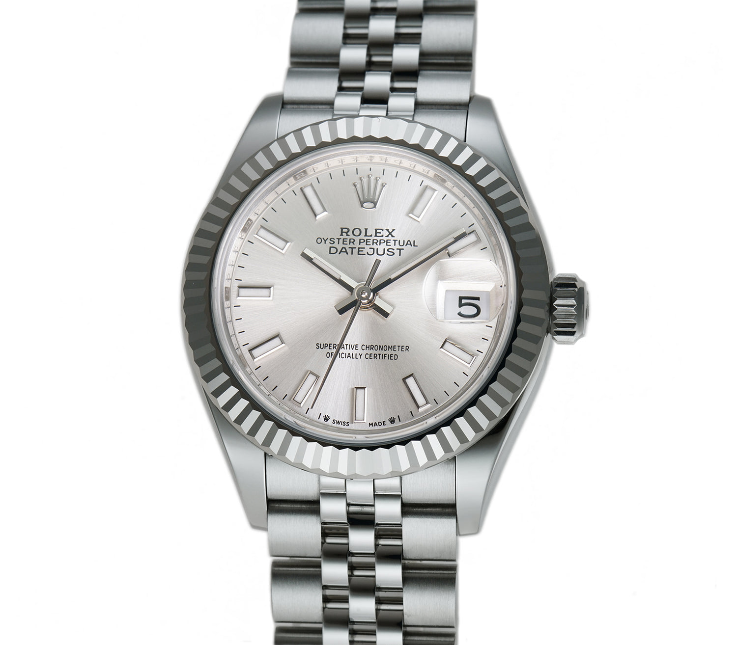 Rolex Datejust 28 Steel Silver Index Dial Jubilee 279174 Rolex Datejust 28 Steel Silver Index Dial Jubilee 279174
