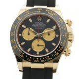 40mm 18k Yellow Gold Ceramic Bezel Paul Newman Dial Oysterflex