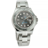 40 Stainless Steel Platinum Bezel Dark Rhodium Dial