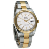 41mm Steel & Yellow Gold White Index Dial Oyster Bracelet