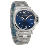 42mm Due 3 Days Steel Blue Dial