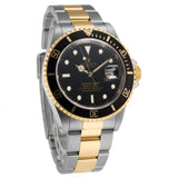 40mm Vintage Steel And 18k YG Black Swiss Only Dial Circa 1998