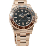 40mm Rootbeer 18k Rose Gold And Ceramic Bezel