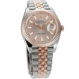 41mm Steel & Everose Gold Fluted Bezel Jubilee Sundust Dial