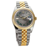 41mm Steel & Yellow Gold Slate Roman Dial Jubilee Bracelet