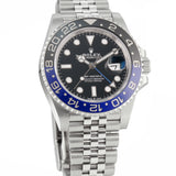Blue & Black Ceramic Bezel On Jubilee Bracelet Batgirl