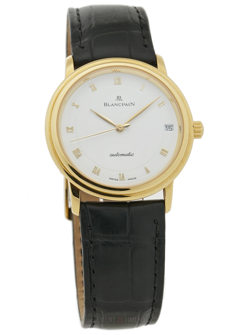 Vintage Ultra Slim 18k Yellow Gold 34mm Automatic