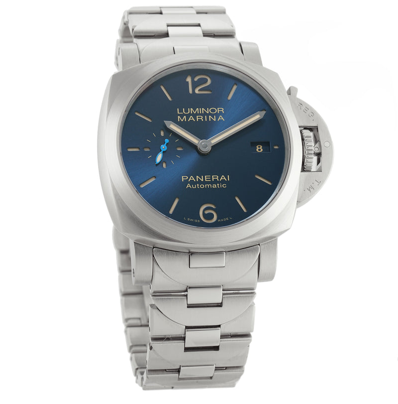 Stainless Steel 3Day Blue Dial 42mm