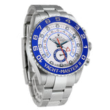 Regatta Chronograph 44mm Blue Hands on RubberB  Bracelet Included