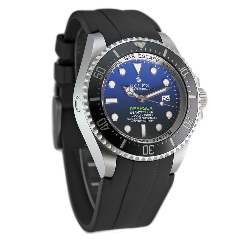 44mm Deepsea James Cameron D-Blue Dial On RubberB With Card