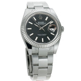 41mm Steel Black Index Dial Steel Oyster Bracelet