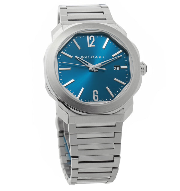Roma 41mm Steel Blue Dial