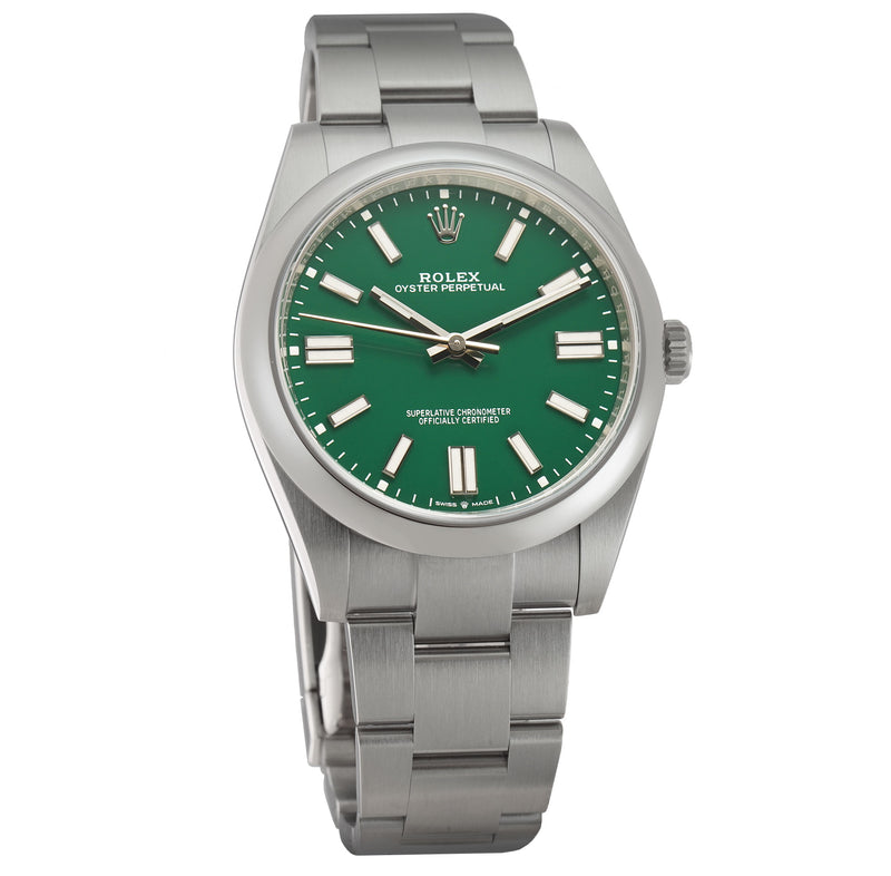 41mm No-Date Green Dial
