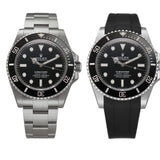 41mm No-Date Ceramic Bezel Black Dial RubberB Included