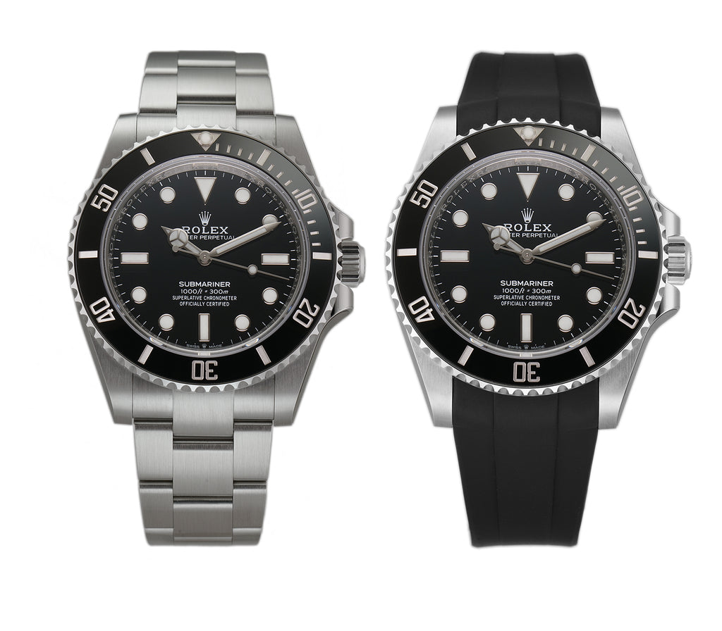 Rolex submariner no 2024 date rubber strap