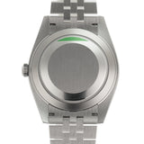 41mm Steel Rhodium Index Dial 18k Fluted Bezel Jubilee Bracelet