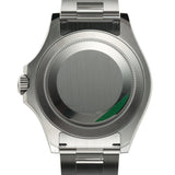 40 Stainless Steel Platinum Bezel Dark Rhodium Dial