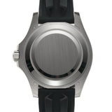 42mm 18k White Gold Ceramic Bezel On Oysterflex