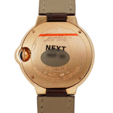 Ballon Bleu 18k Rose Gold 33mm Automatic On Strap