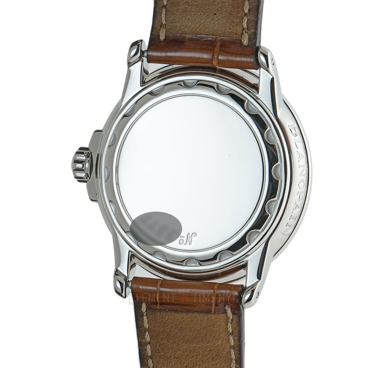 Blancpain Leman Ultra Slim Hundred Hours 38mm Black Dial 2100-1130m-63b – Element iN Time NYC