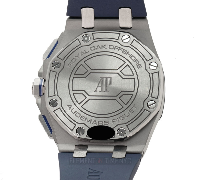 Chronograph Titanium 42mm Blue Méga-Tapisserie Pattern  Dial
