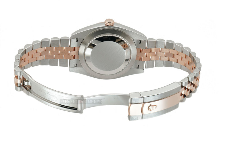 41mm Steel & Everose Gold Chocolate Index Dial Jubilee Bracelet