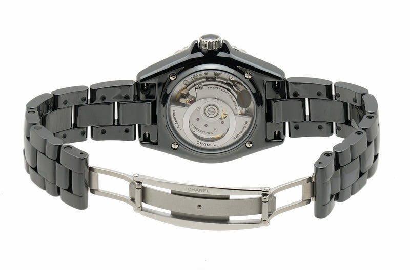 Ceramic Black Diamond Dial 38mm On Bracelet Automatic