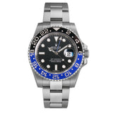 40mm Batman Black & Blue Ceramic Bezel Oyster Bracelet With Card